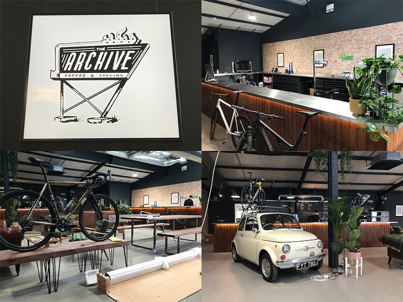 The Archive, images of the bike cafe