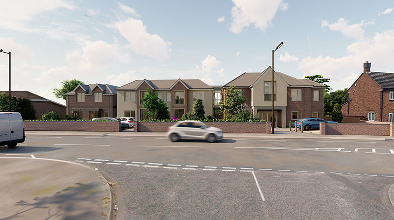 a proposed new care home in Lowestoft, Suffolk